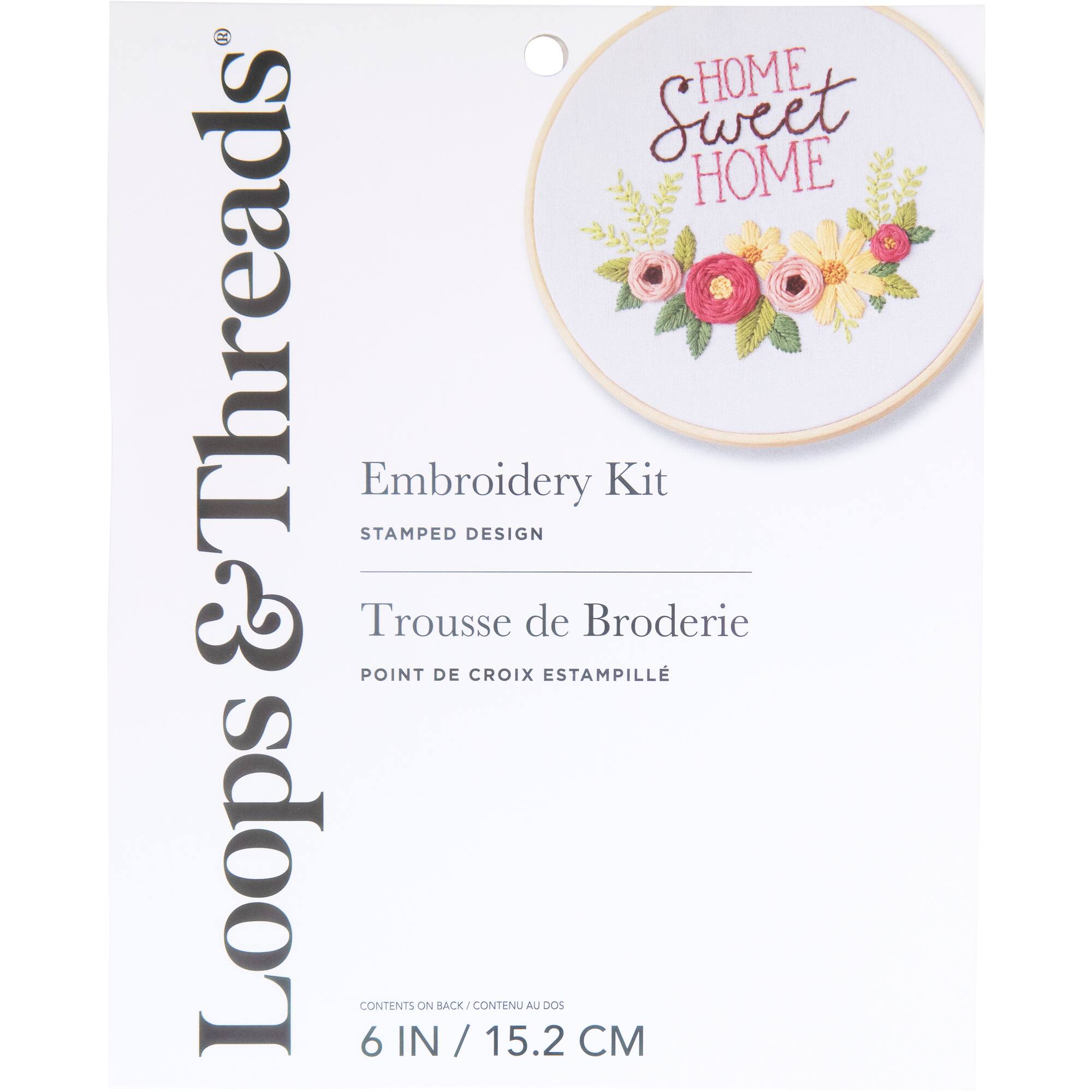 Home Sweet Home Embroidery Kit by Loops & Threads®